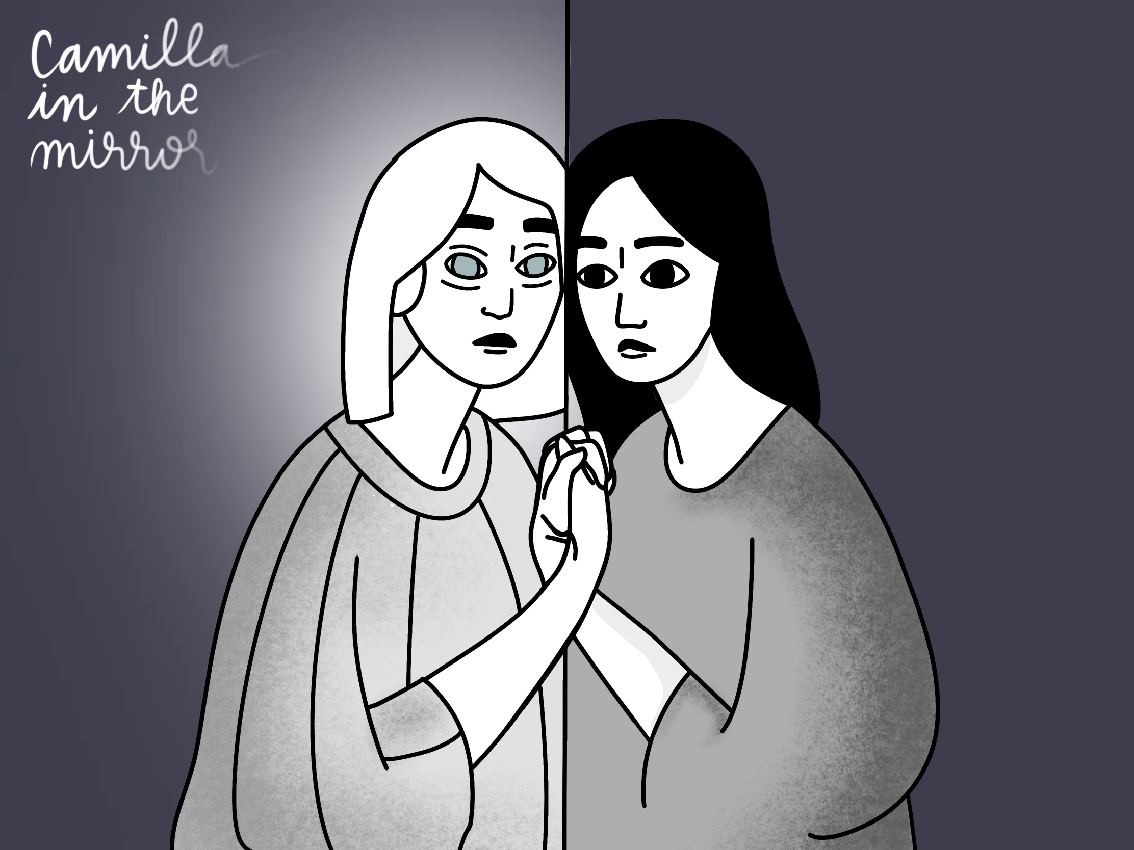 Cover image for Camilla in the mirror