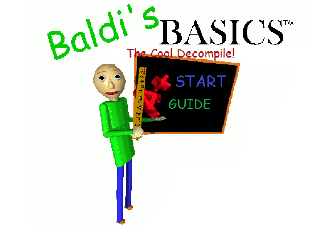 Baldi's Basics The Cool Decompile! (CANCELD!) by LeightonGames29