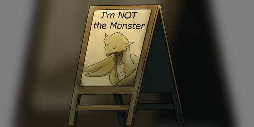 Cover image for I'm NOT the monster