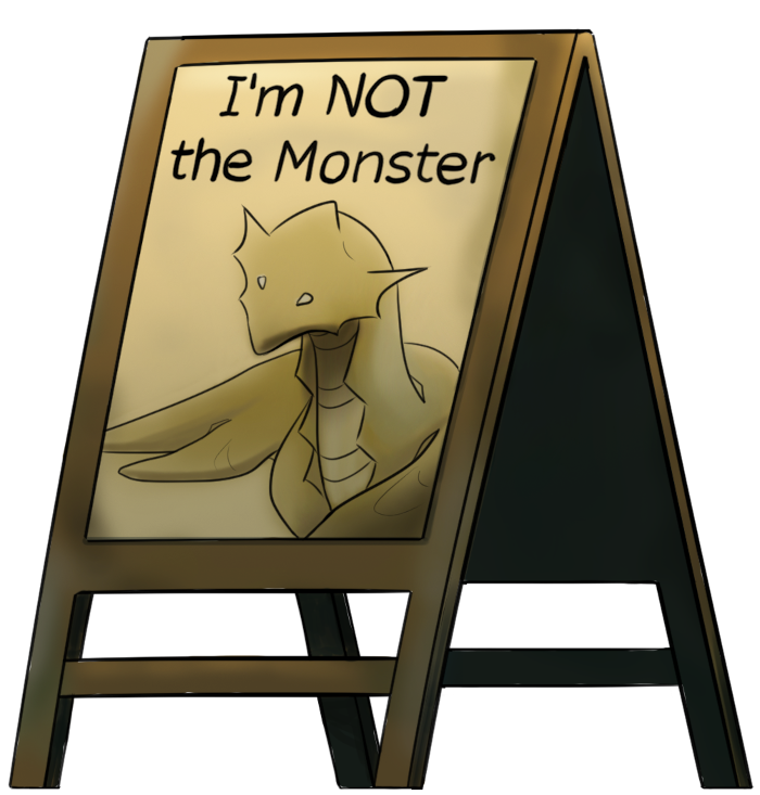 Cover image for I'm NOT the monster