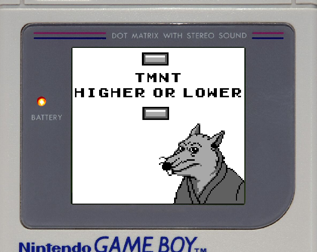 Cover image for TMNT Higher or Lower
