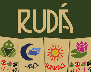 Rudá   - A puzzle solo card game inspired by tupi-guarani love legends. 