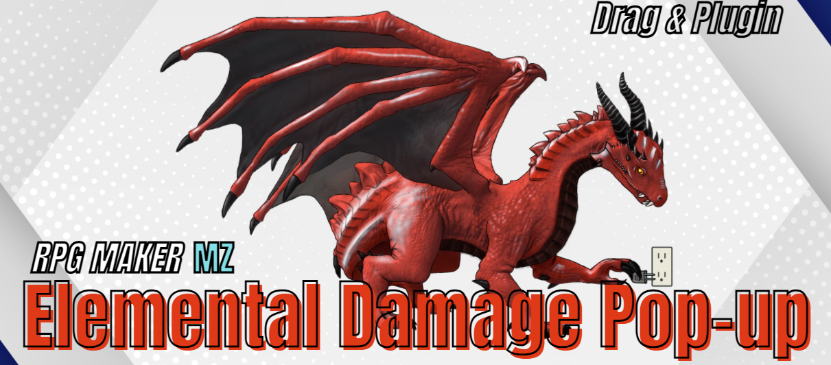 Drag's Elemental Damage Popup for MZ