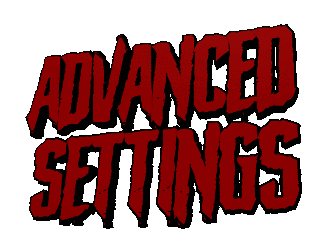 Advanced Settings