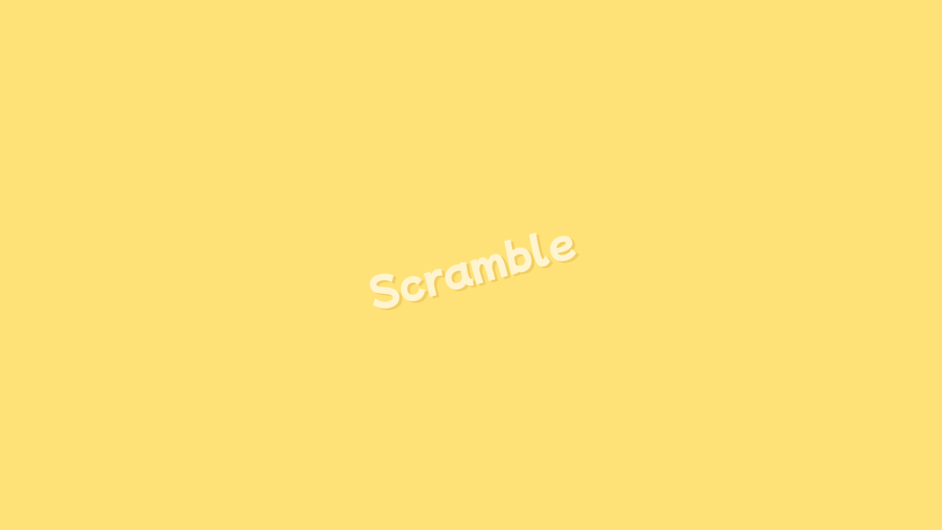 Scramble