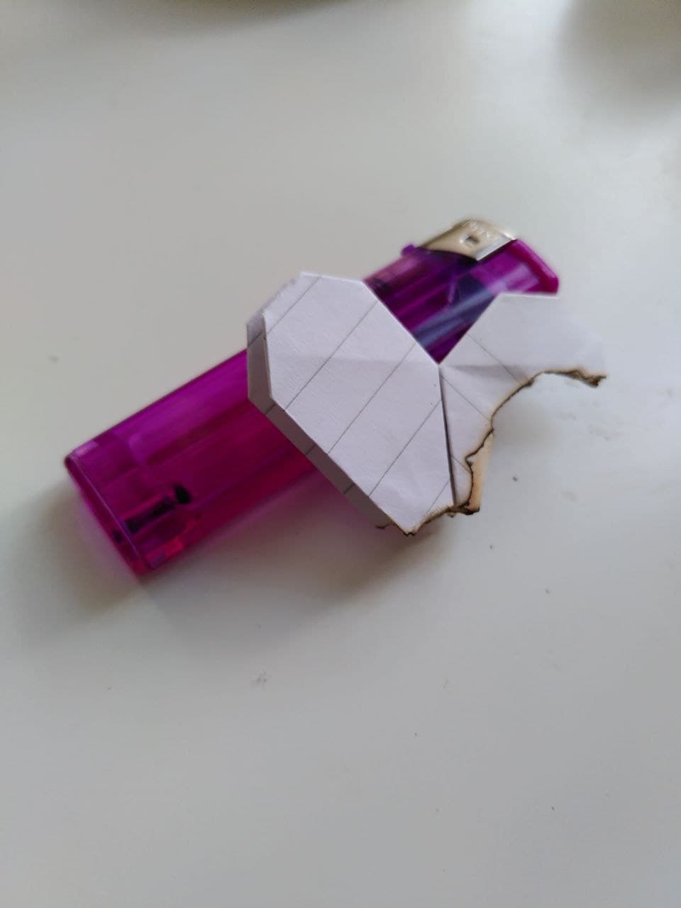 Cover image for divination with burned origami