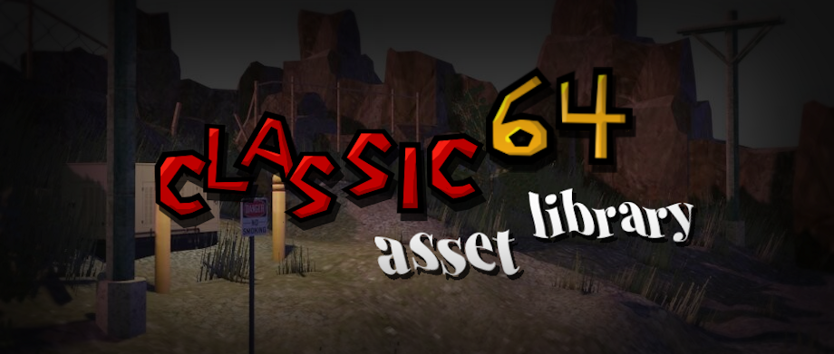 Classic64 Lowpoly Asset Library