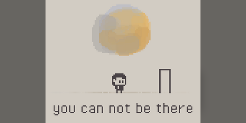 Cover image for You can not be there