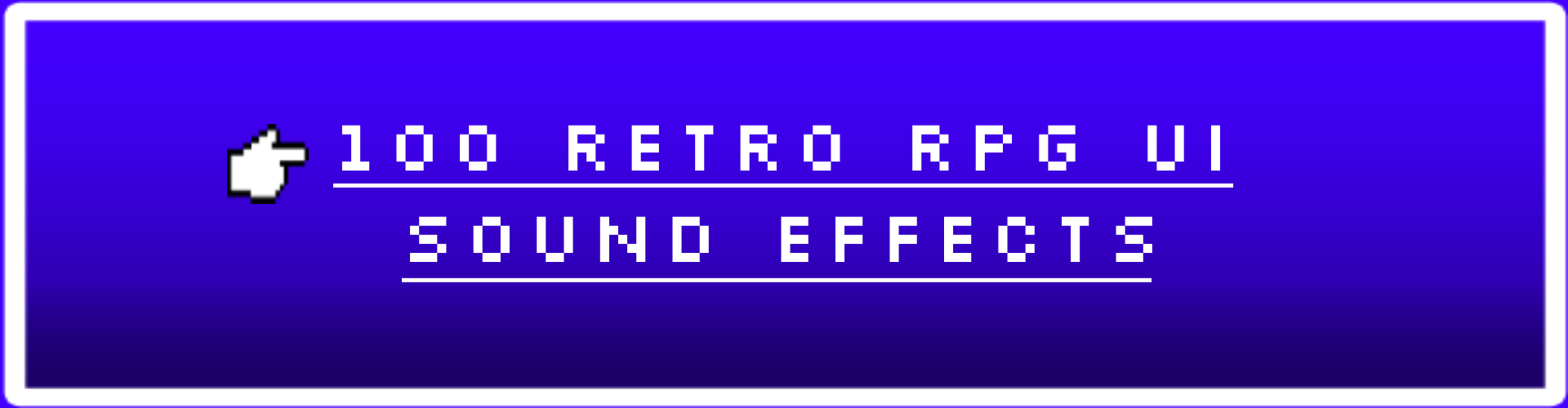 100 Retro RPG UI Sound Effects