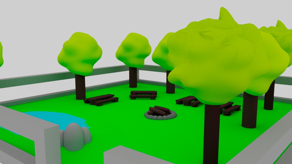 low poly parks