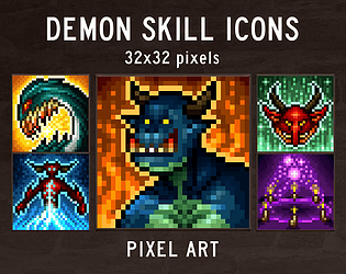 Druid Skills Pixel Art by Free Game Assets (GUI, Sprite, Tilesets)
