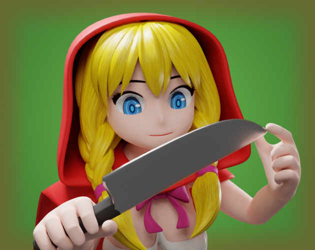 Cover image for Crimson Cape - Throught the toy forest