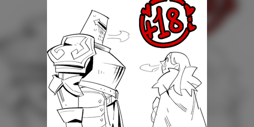 Cover image for Spending the night in one bed - +18 COMIC