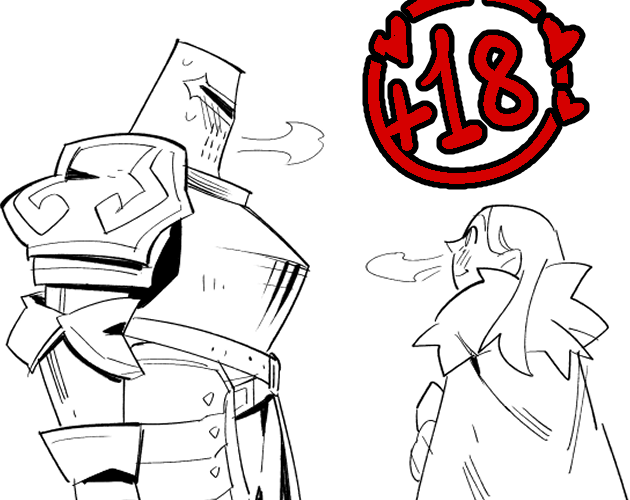 Cover image for Spending the night in one bed - +18 COMIC