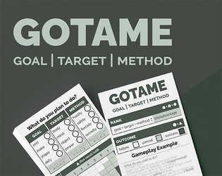GOTAME   - Business Card RPG 