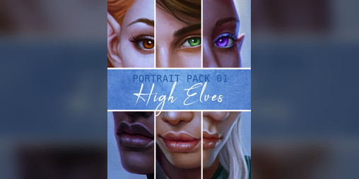 Cover image for Portrait Pack 01 - High Elves