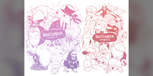 Cover image for Sketchbooks 1 & 2!