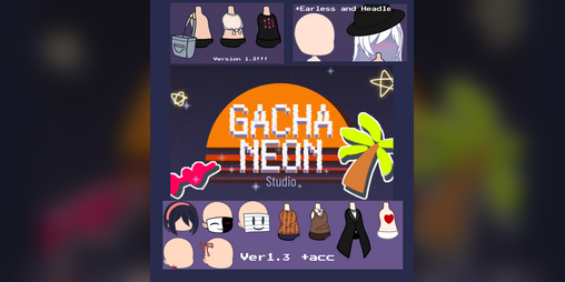 Gacha Neon Chibi by ISMAIL KICHOUHI