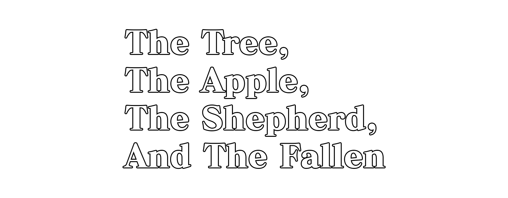 The Tree, The Apple, The Shepherd, And The Fallen