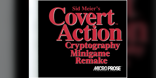 Cover image for Sid Meier's Covert Action Crypto Workstation