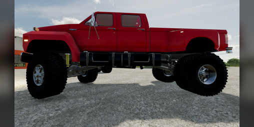 Cover image for fs22 ford f800 crewcab dually