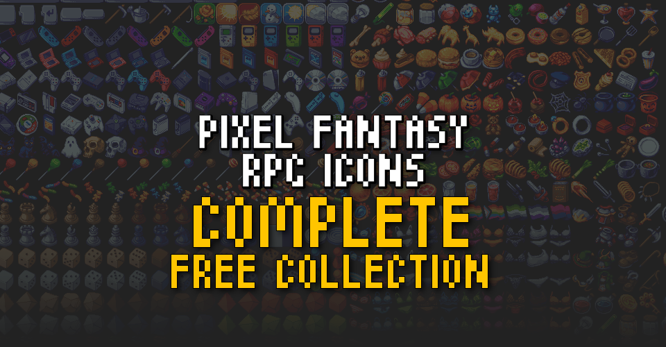 Resource 32x32 Icons Pixel Art Assets 