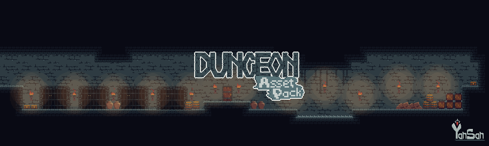 [Platformer Free Asset #2] - Dungeon (PixelArt)