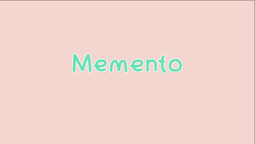 Cover image for memento