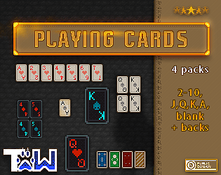 8Bit Deck Card Assets by drawsgood