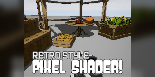 Cover image for Retro Game/Pixelization Shader for Unreal Engine 4