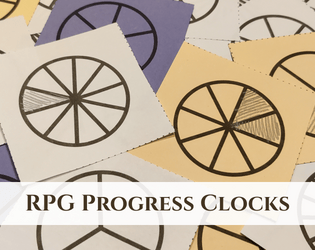 RPG Progress Clocks   - Printable tabletop progress clocks 