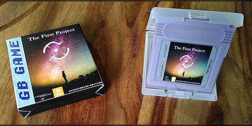 Cover image for "The First Project" - A new narrative sci-fi Game Boy game in 2021 !