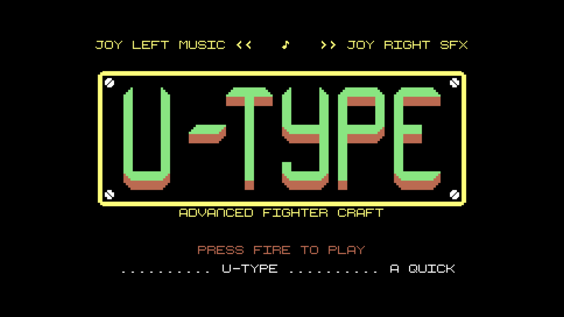 Cover image for U-Type C64.