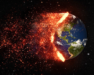 Big guy destroy space