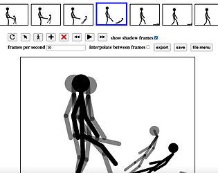 Brush Ninja, A FREE Hand-drawn Animated Gif creator.