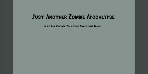 Cover image for Just Another Zombie Apocalypse
