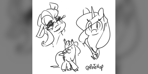 Cover image for Why I Like Sketching Ponies Zine