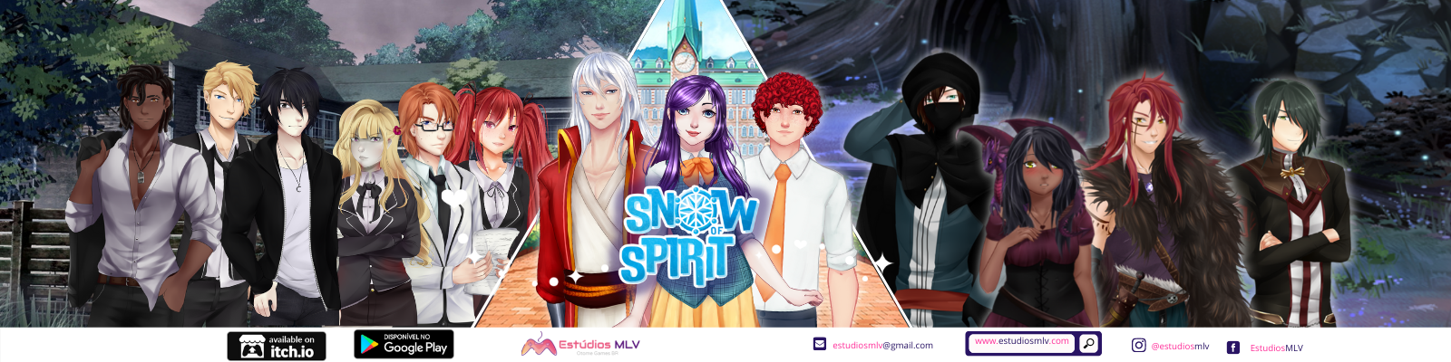Demo Snow Of Spirit [otome game, Visual Novel, Dating Sim]
