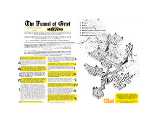 The Funnel of Grief - Mork Borg   - Throw a group of Scvm into this dungeon for the GM's entertainment 