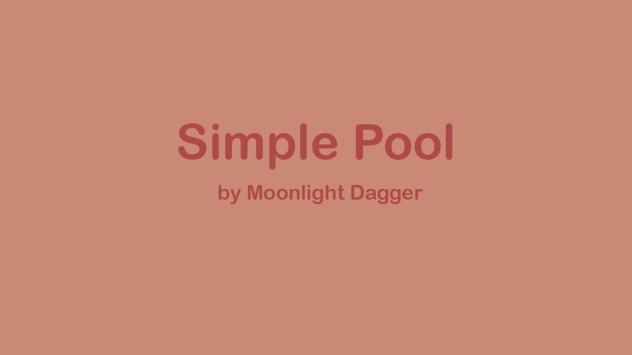 Simple Pool