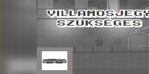 Cover image for Villamosjegy szükséges