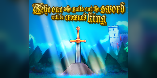Cover image for The one who pulls out the sword will be crowned king