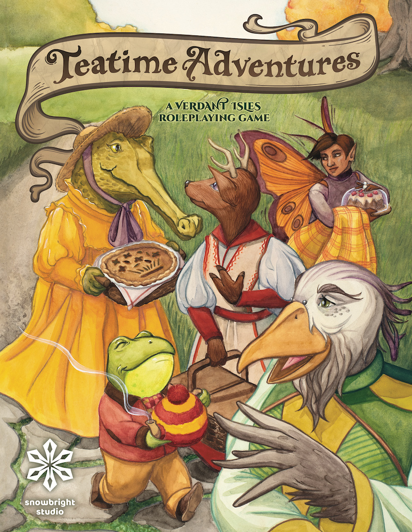 Cover image for Teatime Adventures: A Verdant Isles RPG