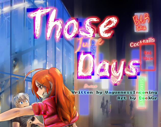 Cover image for Those Days - an Illustrated Vore Reminiscence