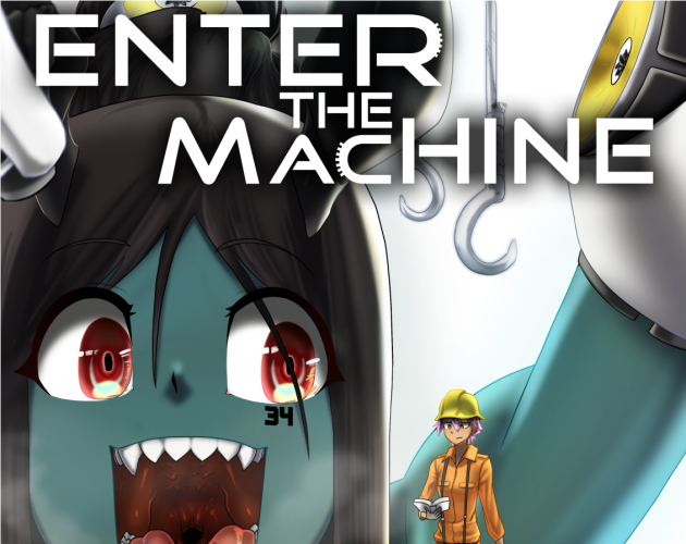 Cover image for Enter the Machine - an Illustrated Vore Drama