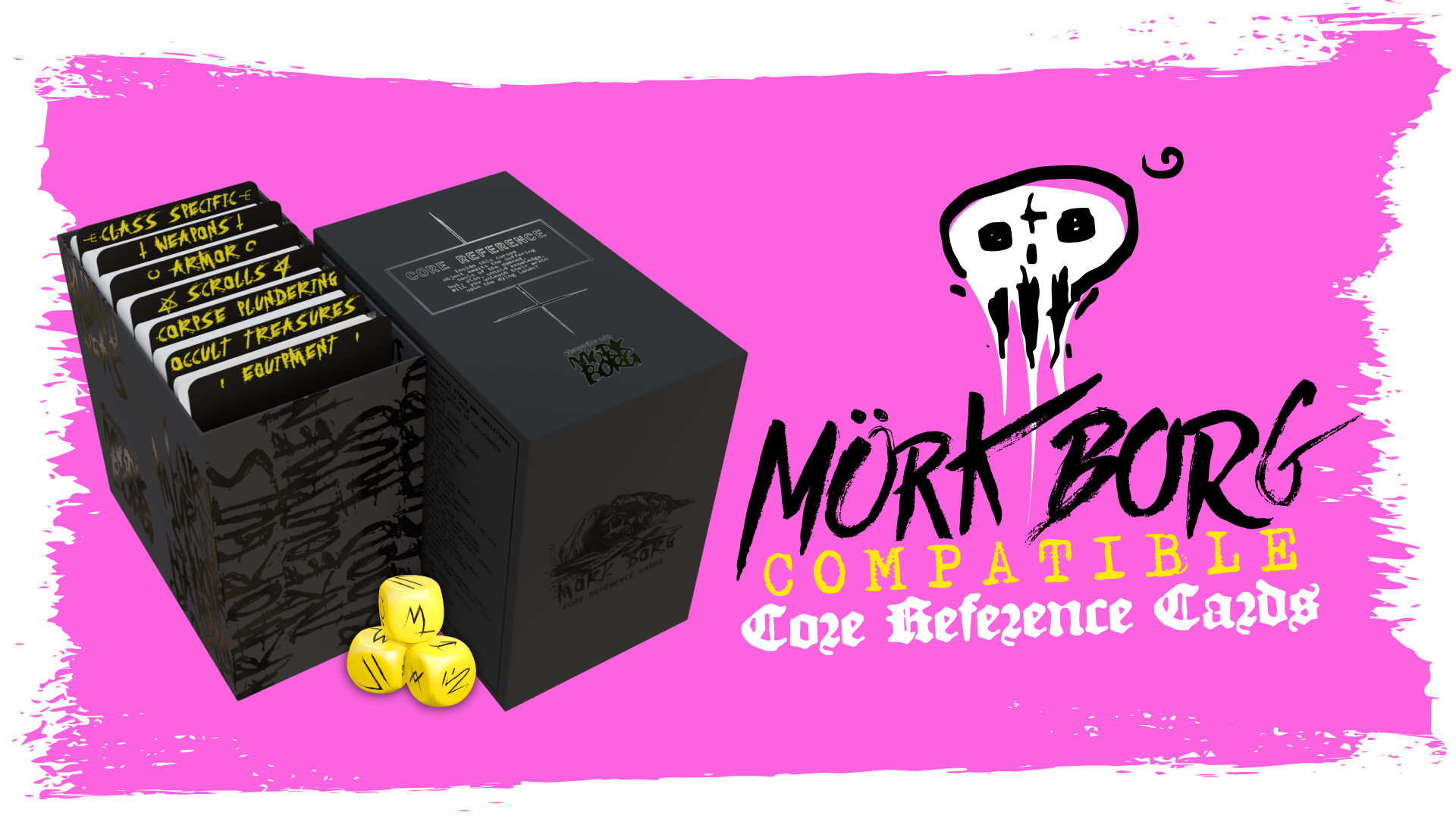 MÖRK BORG Compatible Core Reference Cards