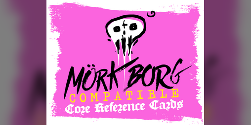 Cover image for MÖRK BORG Compatible Core Reference Cards
