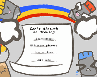 Don't disturb me drawing