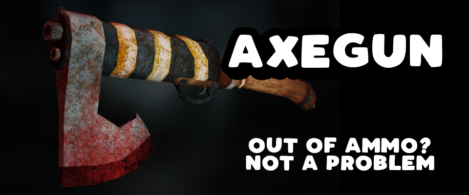AxeGun - PSX LowPoly Weapon
