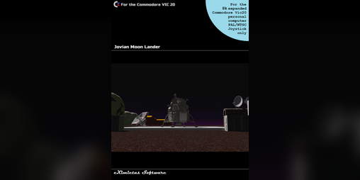 Cover image for Jovian Moon Lander - Vic20 +8k